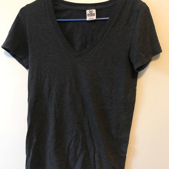 PINK Victoria's Secret Tops - PINK Victoria’s Secret V neck t shirt
